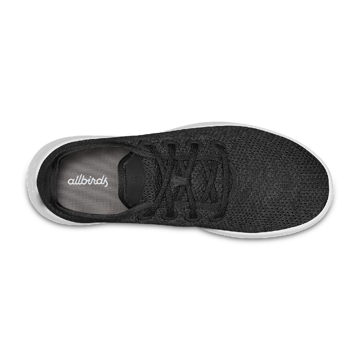 Women's Tree Runner - Jet Black (White Sole)
