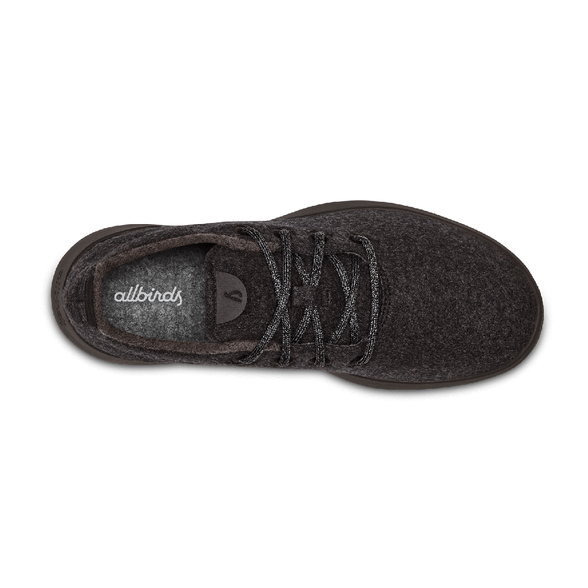 Women's Wool Runner - Natural Black (Black Sole)