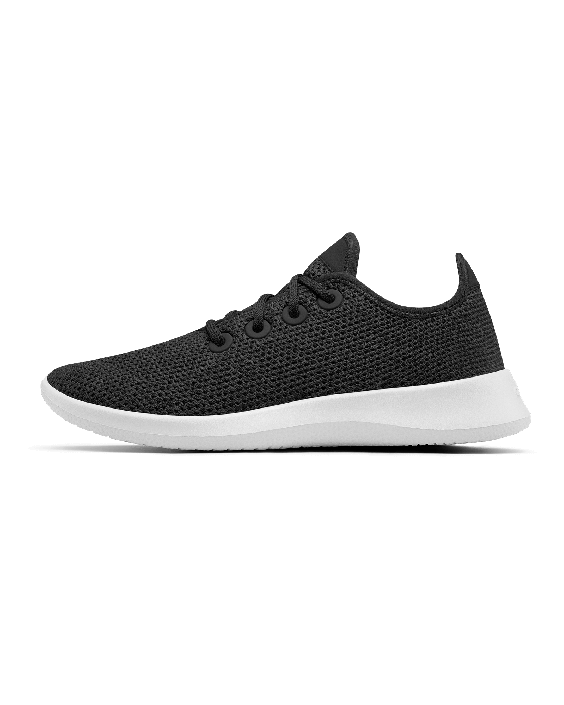 Women's Tree Runner - Jet Black (White Sole)
